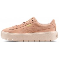 Women's sneakers Puma Suede Platform Trace "Peach Beige / Pearl"